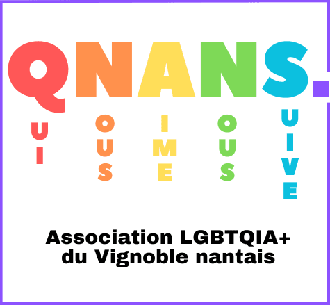 Logo de l'association Qui Nous Aime Nous Suive : Association LGBTQIA+ du vignoble nantais